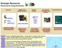 Tablet Screenshot of geologicresources.com
